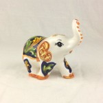 Elefante 14 x 11 cm  - Ornato Blu