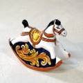 Rocking horse - Ornato Giallo e blu