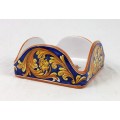 Square Napkin Holder - Ornato Giallo e Blu
