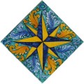 Tile Compass rose