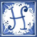 Tile letter H