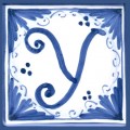 Tile letter Y