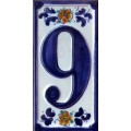 Tile for house number - 9 