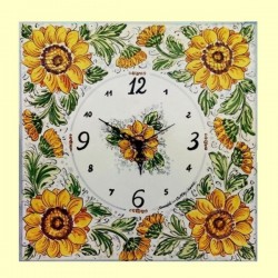 Orologio murale  40 x 40 cm - Girasoli