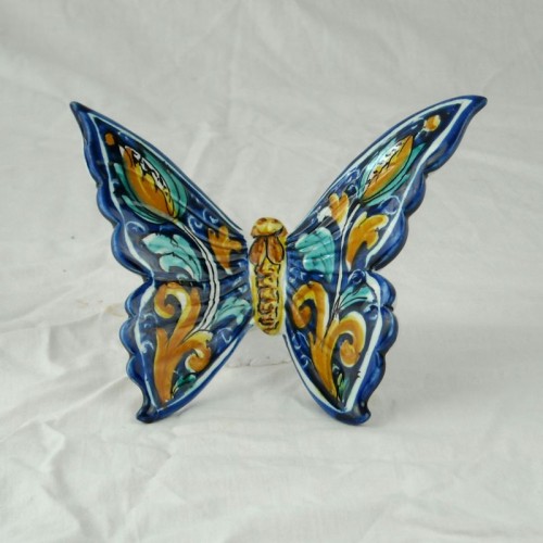 Farfalla 15 x 15 cm - Fiore Blu