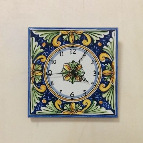 Orologio murale  20 x 20 cm - Simona Blu