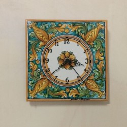 Orologio murale  20 x 20 cm - Ornato Verde