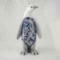 Penguin h. 36 cm - Ornato gray