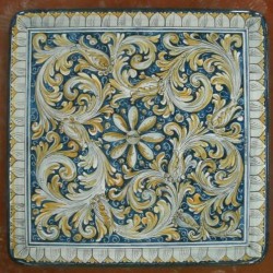 Tavolo quadrato in pietra lavica 70x70 cm. - Catania