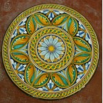 Tavolo Tondo in Pietra Lavica diametro 100 cm - Ovali