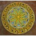 Round  Lava stone Table diameter 100 cm - Enna con Rosone