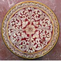 Round  Lava stone Table diameter 80 cm - Rubino